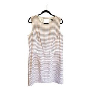 Brooks Brothers White, Red and Blue Dress Women’s Size 16 NWT